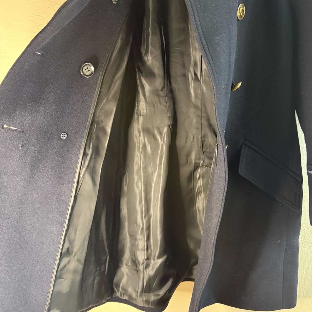 Coach 1941 Naval Officer Pea Coat Navy Blue Wool Size XS - Picture 10 of 10